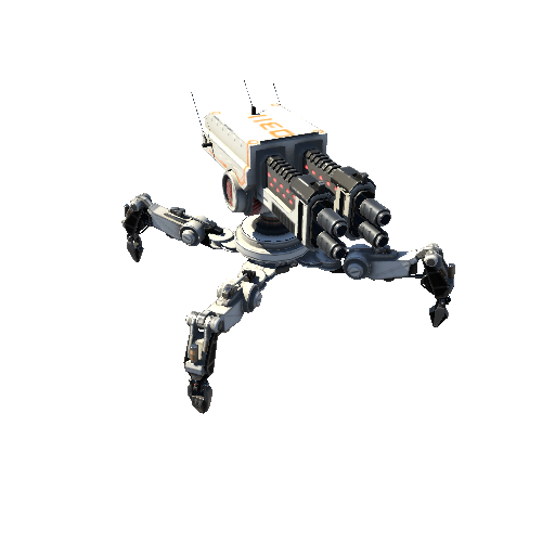 Sci-fi NPCs 2 Quad Robot